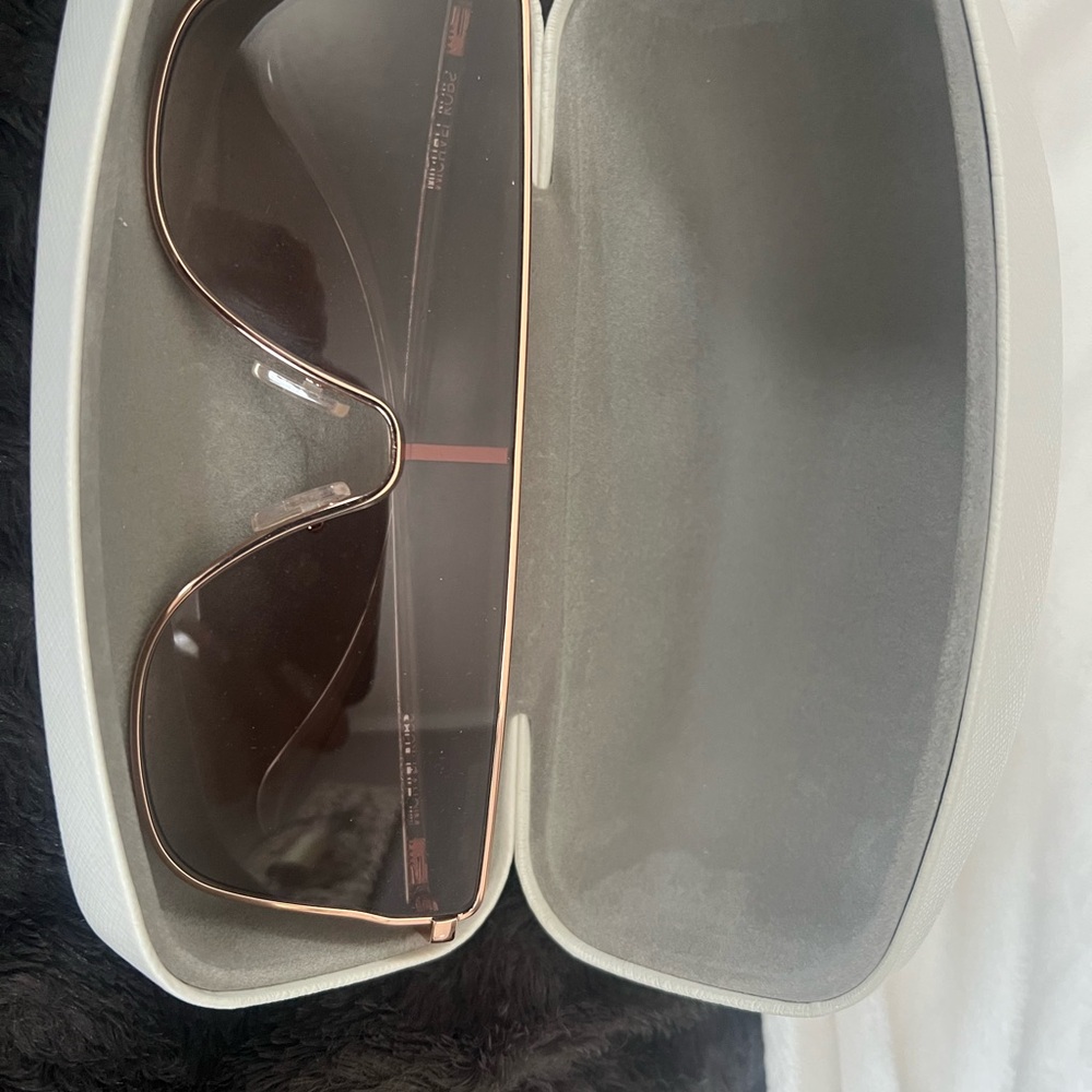 Michael Kors Gold Aviator Sunglasses - Picture 4 of 7